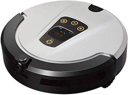 Samnuerly Robot de Limpieza Robot de Control Remoto Aspirador Robot Trapeador Barrido de Polvo Esterilizar Smart Planned Wash Mop Home Thin, Gray (Col características