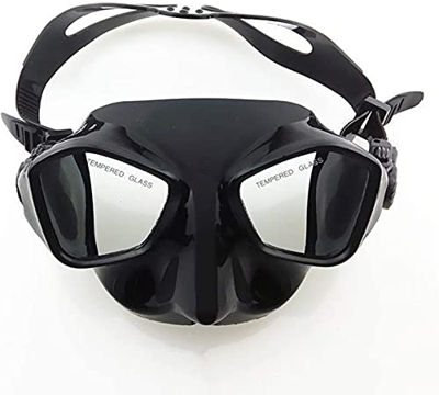 QHYXT Máscara de Buceo Máscaras de Buceo Máscara de esnórquel Antivaho Skuba Buceo Visión Amplia Gafas subacuáticas Deportes acuáticos Accesorio de na