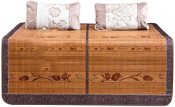 Alfombras para dormir de verano Colchoneta de bambú alfombra de bambú de verano colchón de enfriamiento colchón top tapón de aire acondicionado suave  en oferta