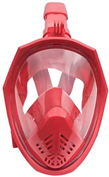 QHYXT Buceo Buceo Buceo Totalmente seco Esnórquel Ajustable portátil con Tapones para los oídos Impermeables extraíbles para esnórquel (Rojo L/XL) características