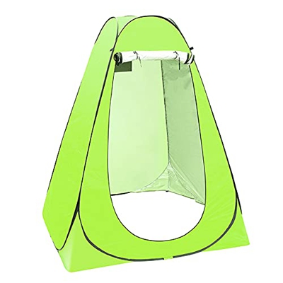 Tienda de campaña portátil para ducha de privacidad emergente al aire libre, tienda de baño para camping, tienda de playa impermeable a prueba de vien