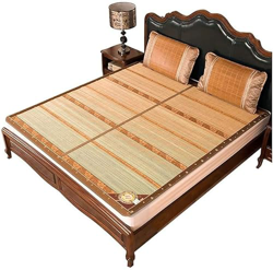Alfombras para dormir de verano Mat de cama de bambú Mat de bambú de bambú Familia Use el colchón Summer Cool Cool Cool Se enfriaba almohadilla for do en oferta