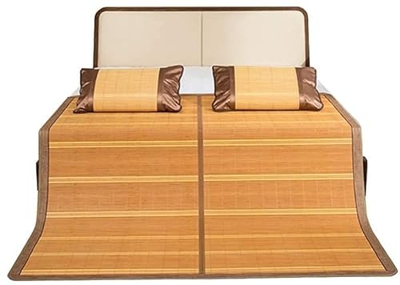 DYCIN Alfombras para Dormir de Verano Mat de bambú Mat para el Dormitorio de la Escuela en casa (Color : 1.8x2.0m)