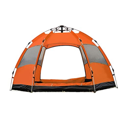 Tienda de campaña Hexagonal de Apertura automática, Tienda de campaña al Aire Libre, Mochila Ligera portátil de Doble Capa, Tienda de campaña, sombril