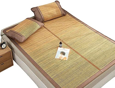 Alfombras para dormir de verano Colchoneta de cama de bambú Mat de dormir Mat de bambú de bambú asientos de seda de hielo Sala de aire acondicionado d