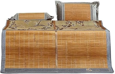 Alfombras para dormir de verano Mat de cama de bambú Matchel de enfriamiento de dormitorio de verano Luzhu Mat de bambú Cuerpo antiadherente almohadil