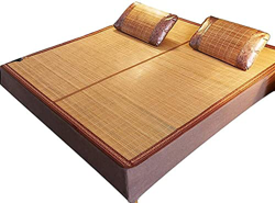 Alfombras para dormir de verano Colchoneta de cama de bambú Mat de sueño Hogar casera de bambú de doble cara alfombra de bambú de verano para el dormi en oferta