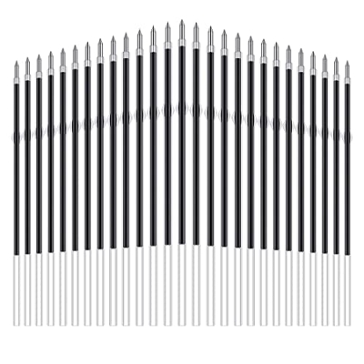 UCUNJIA 60 Recambios de Bolígrafos Retráctiles de 0,7 mm Recambios de Bolígrafos de Gel de Repuesto Recambios de Bolígrafos de Tinta para Escuela Ofic