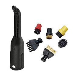JUSTYAOFENG Alargar limpiador de vapor, boquilla de brocha, aspersor, cepillo plano SC1/SC2/SC3/SC4/SC5, cepillo limpiador de vapor, apto para KARCHER precio