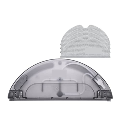 WAMOZ El Trapo de Tela tragora de Agua de Agua eléctrica Compatible con Xiaomi Mijia 1T stytj02zhm Accesorios de Robots de Barrido (Color : Light Grey