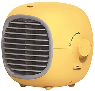Aire Acondicionado Portatil Enfriador de Aire portátil Personal y humidificador, USB Ventilador de refrigeración de Escritorio refrigeradores evaporat