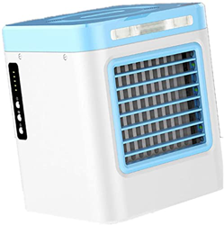 Aire Acondicionado Portatil Ventilador de aire acondicionado de Mini Aires, 3 en 1 Humidificador de refrigerador personal con espacio personal con DIR características