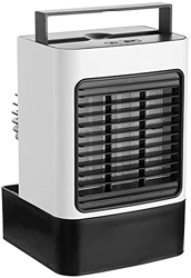 Aire Acondicionado Portatil 4 en 1 aire acondicionado enfriador, DIRIGIÓ Enfriadores evaporativos de luz, humidificador, purificador negativo con USB, en oferta
