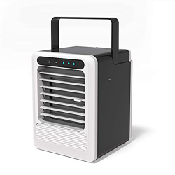 Aire Acondicionado Portatil Enfriador de aire portátil, 3 en 1 USB Mini purificador de aire y humidificador 3 velocidades Ventilador de enfriamiento d características