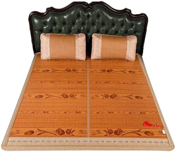 Alfombras para dormir de verano Alfombra de cama de bambú Summer dreing Mat de bambú con funda de almohada, habitación con aire acondicionado con aire precio