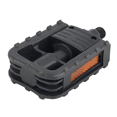 QINGCHEN Sun MS Pedal de 2 pcs Pedal Plano de plástico Universal colapsible Compatible con BMX MTB Sun MS