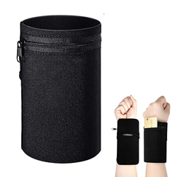 Bolsa de Deporte Banda de Muñeca Carteras de Muñequeras de Bolsillo Cartera de Pulsera con Cremallera con Bolsillo Durable y Confortable para Trotar,  en oferta