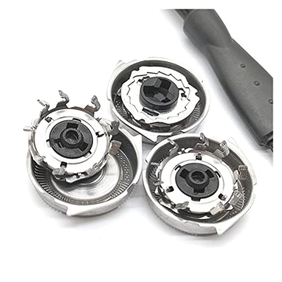 MGRAS Cabezas de afeitadora de reemplazo de 3pcs Sh50 Series5000 S5085 S5050 S5000 S5010 S5380 S5570 S5571 S5420 S5079 S5080 S5075 5081 Apto for Phili