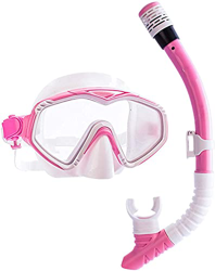 QHYXT Juego de esnórquel Completamente seco para Buceo Buceo de Alta definición a Prueba de Agua Adecuado para Respirar Suavemente en la Cara Adecuado en oferta