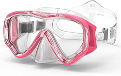 QHYXT Buceo Buceo Submarino Snorkeling y Snorkel Gafas antivaho Buceo Natación Easy Breath Tube Set para niños Niños (Rosa) características