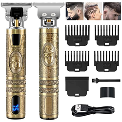 Cortapelos Hombre Profesional, Maquinilla Cortar Pelo, Cortapelos Eléctrico Inalámbrico con pantalla LCD, Maquina de afeitar hombre de 0 mm, Recortado en oferta