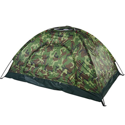 Rongm Tienda de campaña portátil de Camuflaje para 2 Personas en oferta