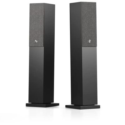 Pareja de Altavoces de Pie Estéreos Multiroom Inalámbricos con WiFi, AirPlay2, Google Cast, Spotify Connect, Bluetooth y HiFi - 2 Speakers Potentes pa