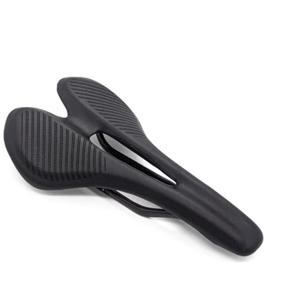 2020 Nuevo PU + Fibra de Carbono sillín de Carretera MTB Bicicleta de montaña Asiento de Bicicleta para Hombres Ciclismo cojín Trail Comfort Carreras 