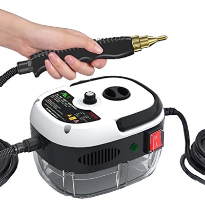 ZUKETANG 2500W Máquina De Limpieza De Vapor a Presión De Alta Temperatura Portátil, para Eliminación De Manchas, Asientos De Automóviles, Superficies