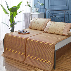 Alfombras para dormir de verano Matería de bambú de verano Matería de enfriamiento de ratán Kit de plegado de doble cara Ropa de cama para el dormitor precio