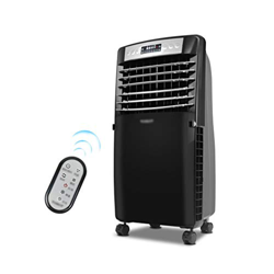 Aire Acondicionado Portatil Mini Purificador De Aire, Portatil Climatizador Humidificador con Nebulizador, Mando a Distancia Ventilador oscilante Filt en oferta