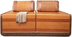 Alfombras para dormir de verano Matada for dormir de verano Kit de colchón de bambú Kit de doble cara plegable lavaporas lavables almohadillas de cama precio