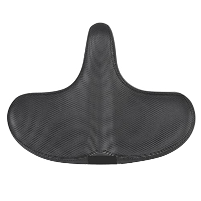 Cojín de Trasero Grande, Asiento de Cuero PU, cojín Absorbente de Golpes para Bicicleta de montaña, Accesorios para Bicicleta de montaña