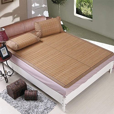 Alfombras para dormir de verano Almohadillas de baño de bambú de verano Almohadillas de sueño de doble cara Plegable de doble cara Ratán Fresco Mat Ro