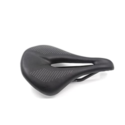 Sillín de Bicicleta de Fibra de Carbono de Cuero 3K Ultraligero, sillín de Bicicleta de montaña/Carretera, cojín de Asiento de Bicicleta 240*143/155 características