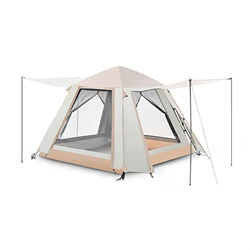 4 personas Tienda de campaña familiar con bolsa de transporte Tienda de campaña de cúpula portátil para autocaravana Anti Mosquito Impermeable Protecc características