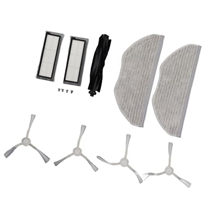 Robot de Barrido, Juego de Accesorios para Robot de Barrido Fácil de Quitar Absorción de Agua Kit de Piezas de Barredora de Textura Suave