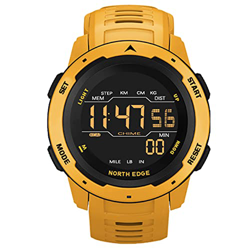 Viinice Reloj Digital para Deportes Al Aire Libre, Reloj Táctico Resistente Al Agua De 5ATM para Hombres, Podómetro De Calorías, Reloj Electrónico Mul precio