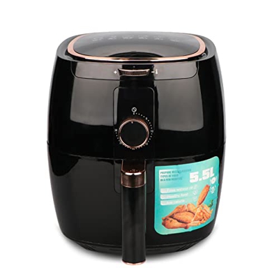 VGAGV Freidora Eléctrica Multifuncional Sin Humo, Pantalla Táctil Inteligente, Máquina De Patatas Fritas De Gran Capacidad, Freidora De Aire, Cocina E