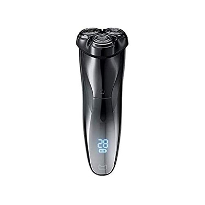 3D Rechargeable Waterproof IPX7 Electric Cordless Shaver Wet Dry Rotary Shavers for Men Electric Shaving Razors Time Display Travel Case