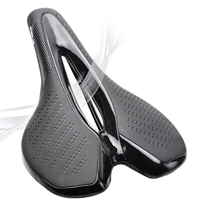 2019 Nuevo sillín de Fibra de Carbono para Carretera MTB Uso 3k T700 Almohadilla de Material de Carbono Transpirable súper Ligero Cojines de Cuero Acc