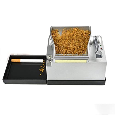 Electric Cigarette Maker, Automatic Cigarette Maker with Stainless Steel Pipe, Exquisite Metal Appearance, Home Cigarette Maker Suitable for Smoking E