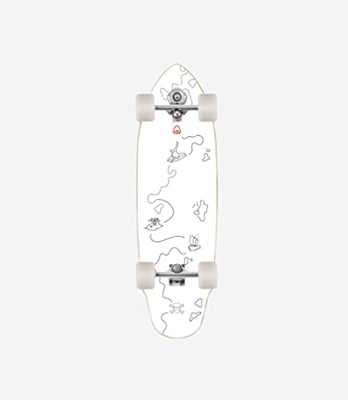 Atlantic Boards | Tabla de Surf SurfSkate Skark | Tabla 32' Blanca