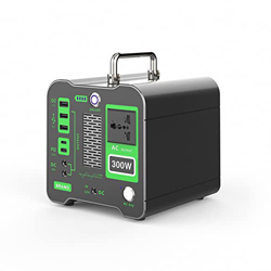 Portable AC Power Bank,300W 320Wh Pure Sine Wave Power Station Generator with AC Outlet 19V DC USB,for Outdoors Camping Fishing en oferta