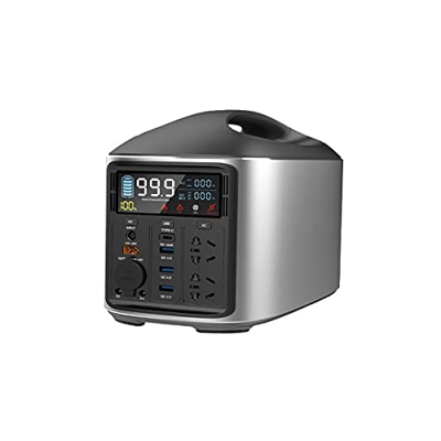 Portable Power Station,740WH Backup Lithium Battery,220V/600W, with SOS Flashlight, Backup Power Lithium Battery Pack for Outdoor RV/Camping Home Emer