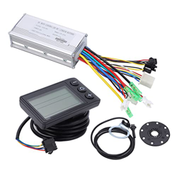 DEWIN Controlador de Motor de Bicicleta eléctrica 22A 36V 48V Controlador común con S866 Panel LCD Acelerador de Pulgar para Motor de 500W en oferta