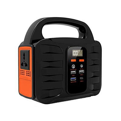 Portable Power Station,155Wh 42000Mah Solar Generator,Lithium Battery Emergency Power Station With1 AC Outlet Power Supply with Flashlight for Outdoor