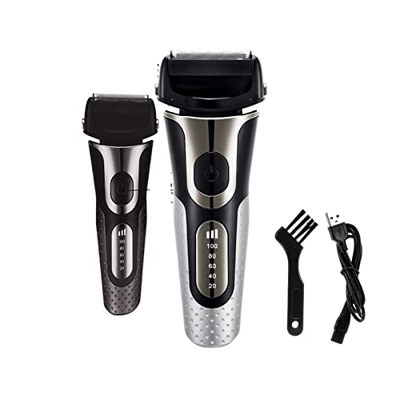 GGQQ maquinilla de Afeitar Recíproco rasurador eléctrico for Hombres con Patillas Cuchillo USB Carga de Barba Corta de Barba Afeitado a la rasuradora 