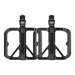 edcb 2 Pcs Pedales de Bicicleta,Pedal de Plataforma de aleación de Aluminio Ligero Universal 9/16 | Pedales livianos Antideslizantes Que se adaptan a  precio
