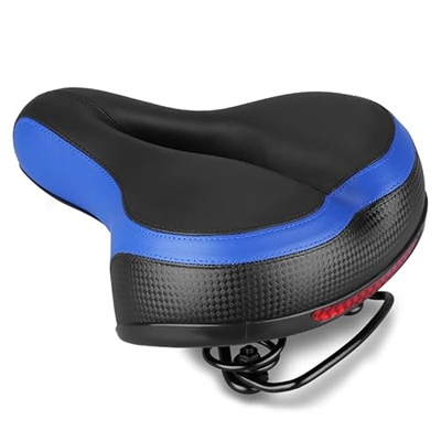 Cojín Absorbente de Golpes para Bicicleta, cojín para Asiento de Bicicleta MTB, cómodo y Transpirable, Repuesto para Asiento de Bicicleta, tapicería, 